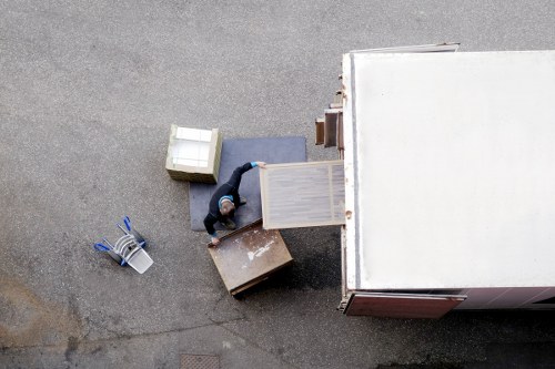 Packed moving boxes ready for Bermondsey relocation