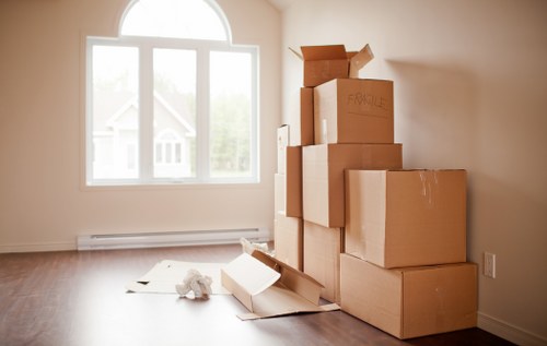 Local movers packing fragile belongings for a Bermondsey relocation