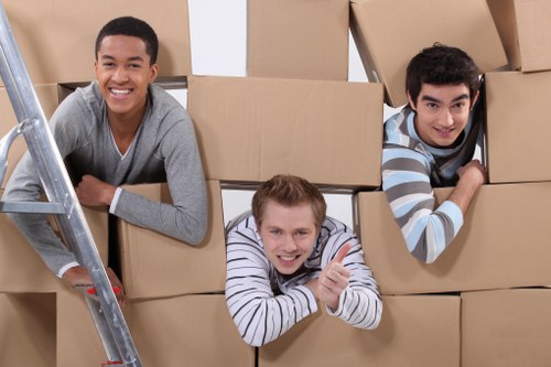 Local office moving team handling commercial relocation near Bermondsey streets